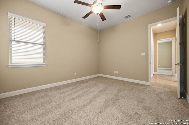 147 Bedingfeld, Shavano Park, TX 78231 - carpeted spare room with a ceiling fan, baseboards, and a smoke detector