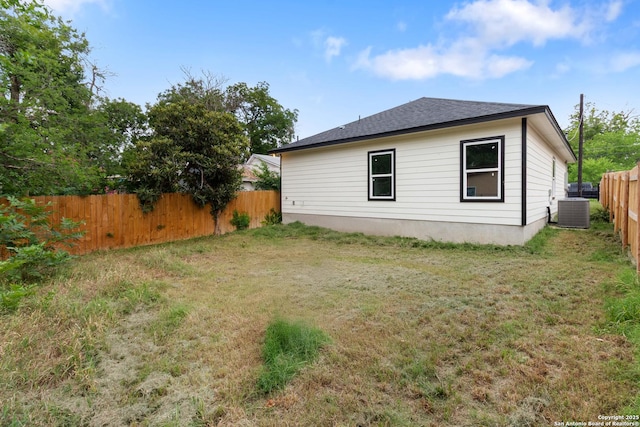 241 Hawthorne, San Antonio, TX 78214 - view of property exterior featuring central AC and roof with shingles