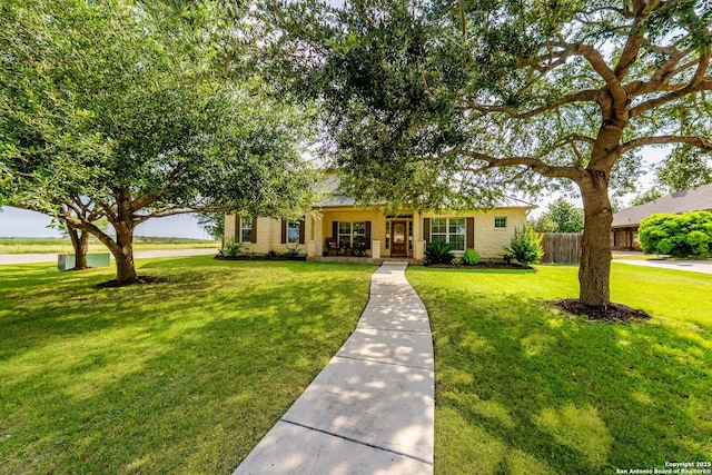 3353 Joshs Way, Marion, TX 78124 - view of front facade featuring a porch