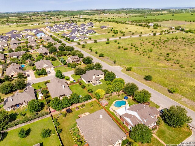 3353 Joshs Way, Marion, TX 78124 - aerial view of residential area featuring a pool area