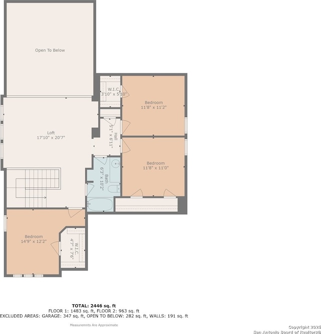 8639 Hedford, San Antonio, TX 78254 - property floor plan