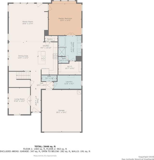8639 Hedford, San Antonio, TX 78254 - floor plan / room layout