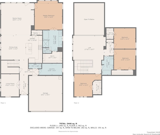 8639 Hedford, San Antonio, TX 78254 - room layout