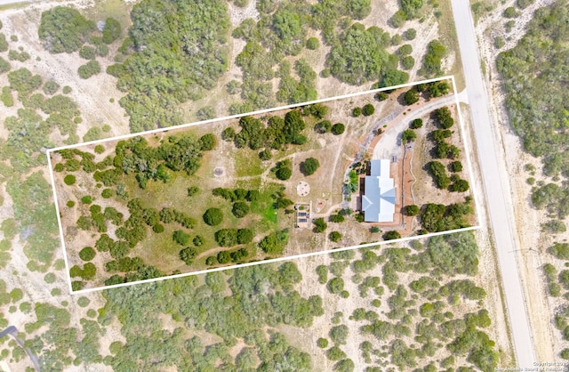 212 Vista Vw, Spring Branch, TX 78070 - view of rural area with property parcel outlined and a desert landscape