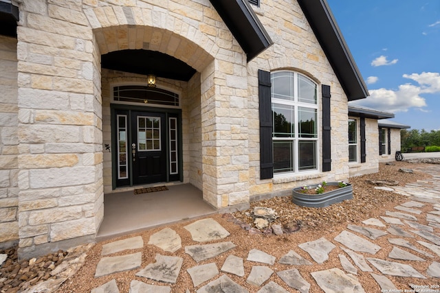 212 Vista Vw, Spring Branch, TX 78070 - entrance to property with stone siding