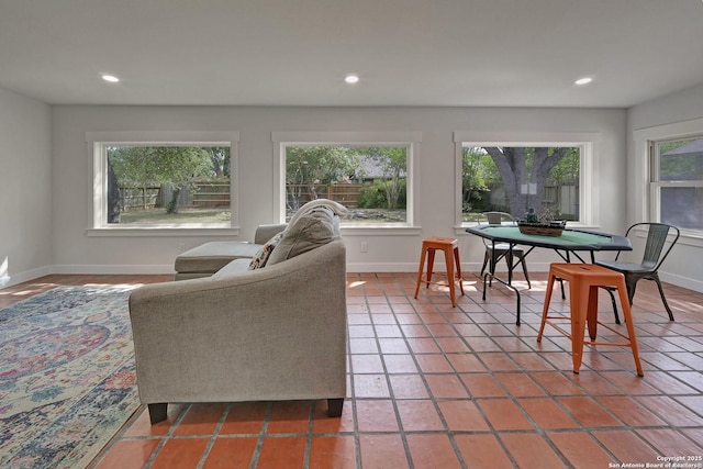 2714 Floral Way, San Antonio, TX 78247 - living area with healthy amount of natural light and recessed lighting