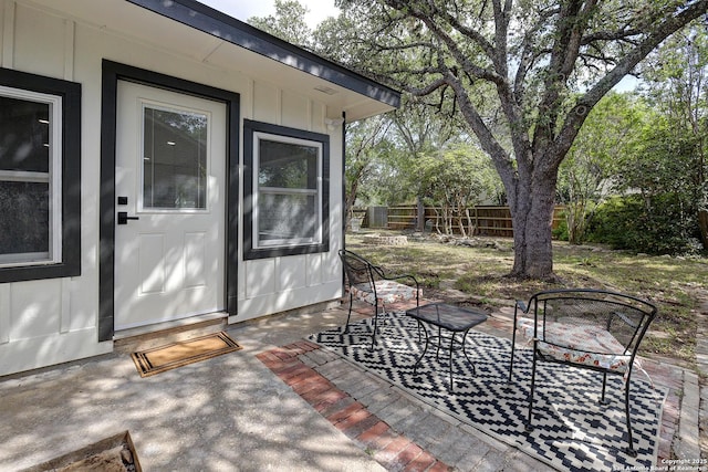 2714 Floral Way, San Antonio, TX 78247 - property entrance with a patio area
