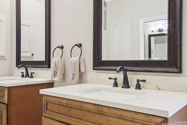 2929 Mccaskey Rdg, San Antonio, TX 78258 - bathroom with two vanities