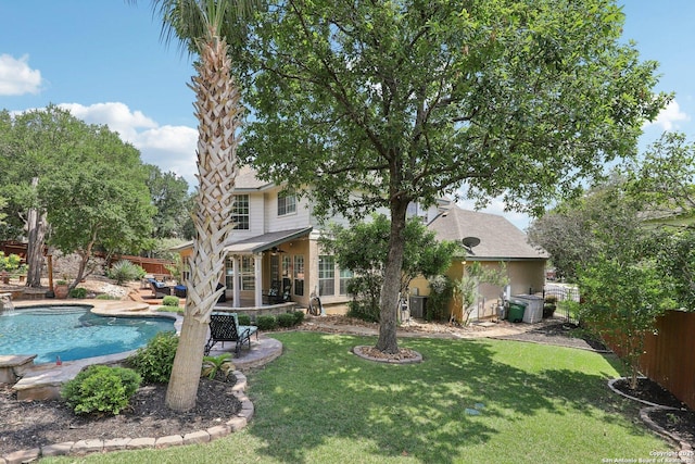 2929 Mccaskey Rdg, San Antonio, TX 78258 - back of property featuring a patio