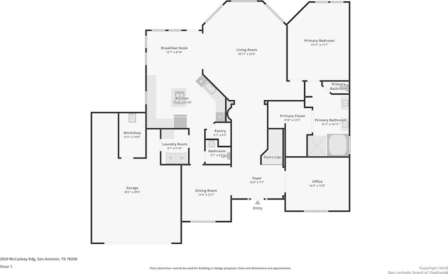 2929 Mccaskey Rdg, San Antonio, TX 78258 - room layout