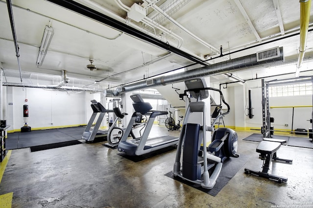 831 S Flores Unit 2212, San Antonio, TX 78204 - gym featuring a garage
