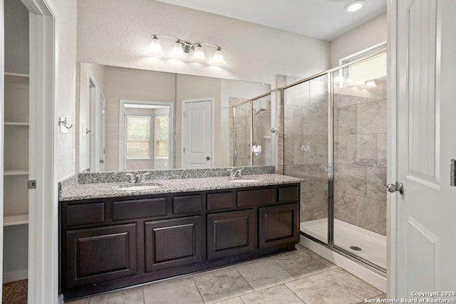 8339 Percheron Pass, San Antonio, TX 78254 - full bath with a shower stall and double vanity