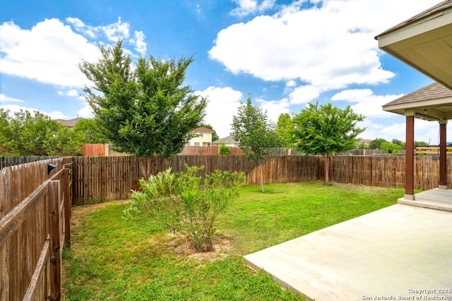 8339 Percheron Pass, San Antonio, TX 78254 - view of yard featuring a patio area