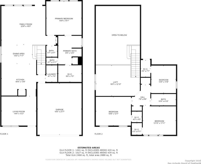 10907 Shoo Fly, San Antonio, TX 78245 - view of floor plan / room layout