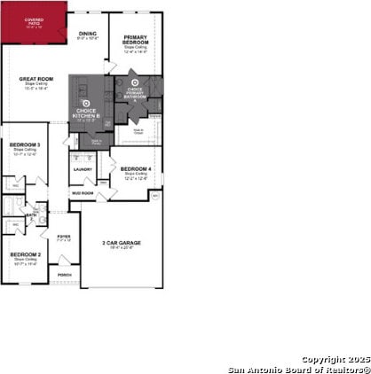 6515 Morgan Gln, San Antonio, TX 78253 - home floor plan