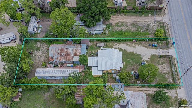 935 Gembler, San Antonio, TX 78219 - aerial view of property and surrounding area featuring property boundaries highlighted