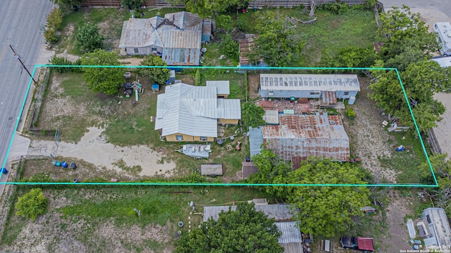 935 Gembler, San Antonio, TX 78219 - aerial overview of property's location with property parcel outlined
