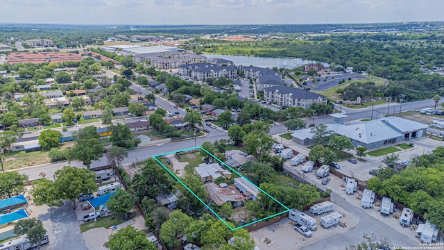 935 Gembler, San Antonio, TX 78219 - view of property location featuring property parcel outlined and a nearby body of water
