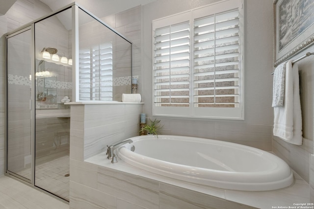 28515 Vogelsdorf, Boerne, TX 78006 - bathroom with a bath and a shower stall