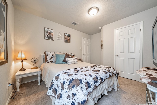 14616 Stable Spgs, Elmendorf, TX 78112 - bedroom featuring carpet, a textured ceiling, and baseboards
