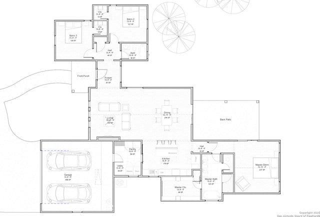 604 Compass Rose, Canyon Lake, TX 78133 - floor plan / room layout