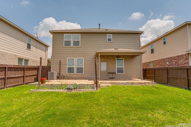9910 Cowboy Ln, San Antonio, TX 78254 - rear view of house featuring a patio area and cooling unit