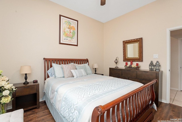 19426 Desert Oak, San Antonio, TX 78258 - bedroom featuring wood finished floors and a ceiling fan