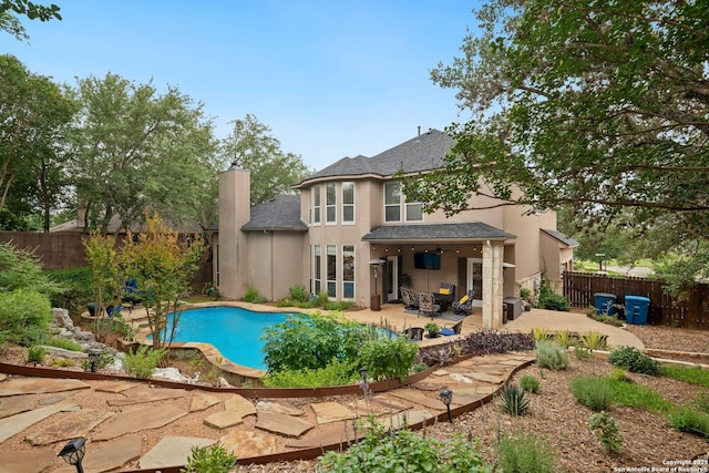 19426 Desert Oak, San Antonio, TX 78258 - view of pool with a fenced backyard and a patio area