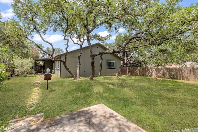 9711 Doefield, San Antonio, TX 78250 - view of yard featuring a patio area