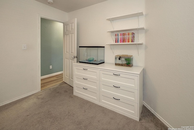 11907 Pure Silver, San Antonio, TX 78254 - detailed view of carpet floors, baseboards, and a smoke detector
