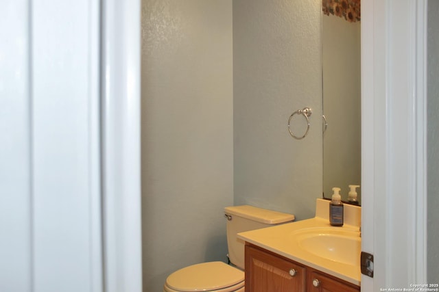 7527 Escada Crst, San Antonio, TX 78254 - bathroom featuring vanity and toilet