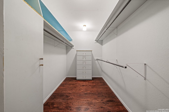 11 El Norte Cir, Uvalde, TX 78801 - spacious closet with dark wood-style flooring