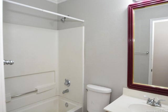 426 Twin Point Crk, Schertz, TX 78154 - full bath featuring toilet, washtub / shower combination, and vanity