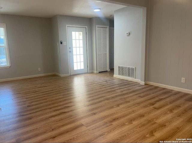 3002 Wroxton, San Antonio, TX 78217 - empty room featuring wood finished floors and baseboards
