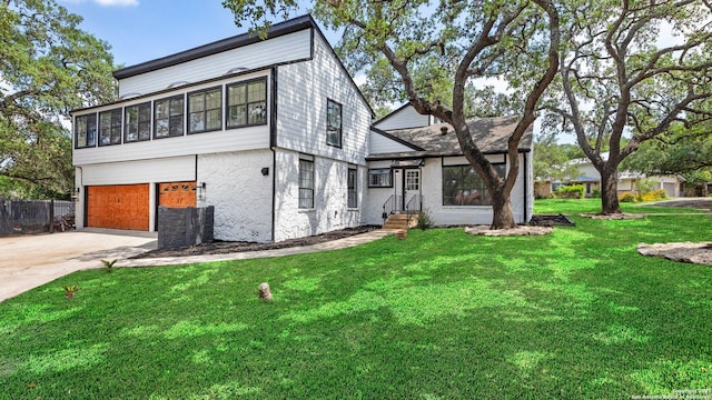 1818 Moreshead, San Antonio, TX 78231 - view of front of house featuring an attached garage and concrete driveway