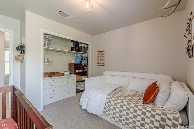 609 San Augustine, New Braunfels, TX 78132 - carpeted bedroom featuring a closet