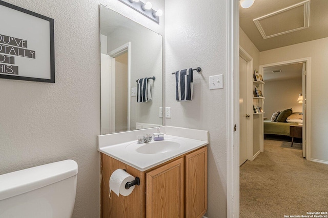 609 San Augustine, New Braunfels, TX 78132 - half bath with vanity and toilet