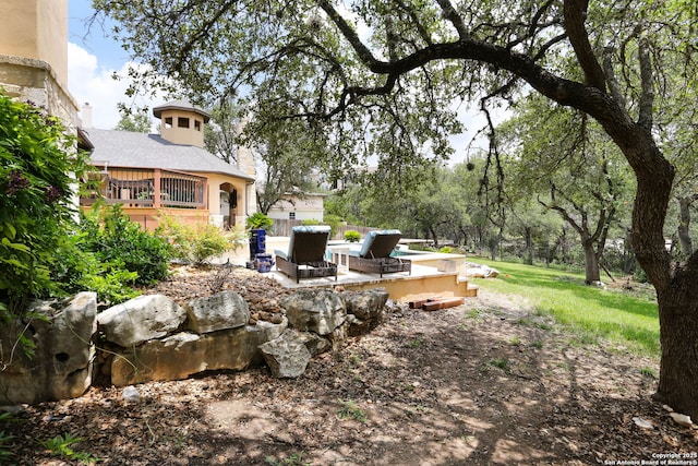 1818 Palmer Vw, San Antonio, TX 78260 - view of yard featuring a patio