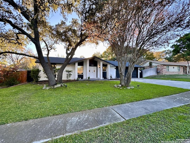 6422 Balky St, San Antonio, TX 78240 - mid-century inspired home with an attached garage and driveway