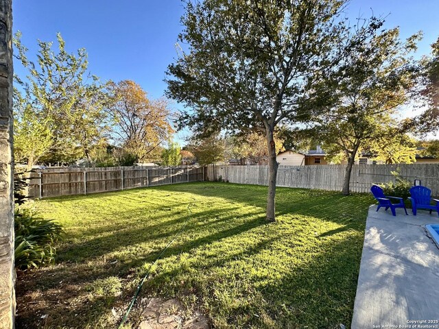 6422 Balky St, San Antonio, TX 78240 - view of yard with a patio