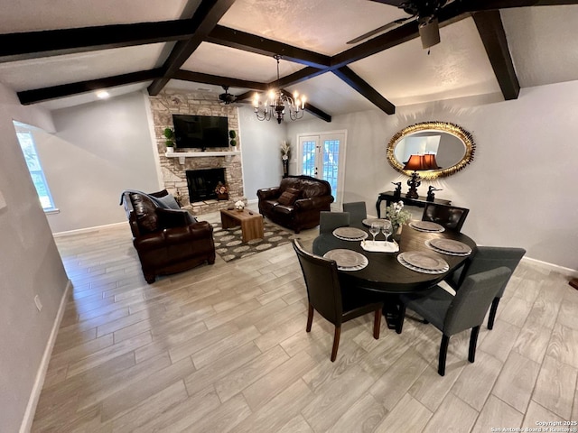 6422 Balky St, San Antonio, TX 78240 - dining room featuring a ceiling fan, baseboards, and healthy amount of natural light