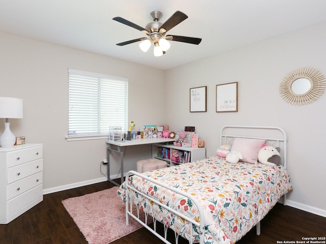 10831 Colt Chase, San Antonio, TX 78254 - bedroom featuring wood finished floors, baseboards, and a ceiling fan