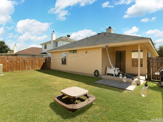 10831 Colt Chase, San Antonio, TX 78254 - back of property featuring a patio area