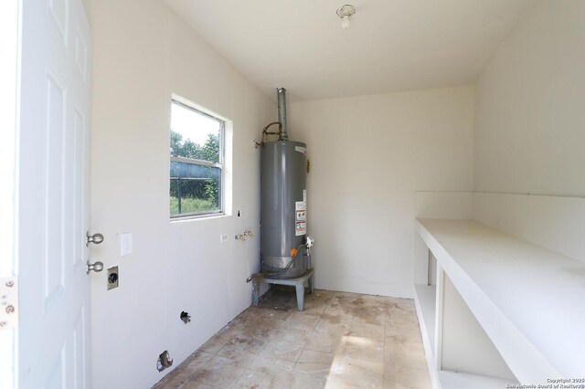 772 Cresthill, San Antonio, TX 78220 - utility room featuring gas water heater