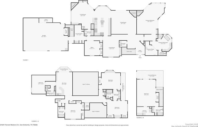 21641 Forest Waters, Garden Ridge, TX 78266 - home floor plan