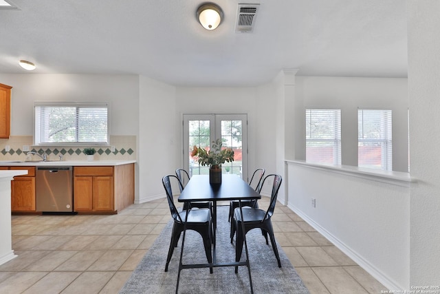 11502 Windwalk, San Antonio, TX 78253 - dining space with plenty of natural light and light tile patterned floors