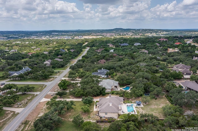 311 Wentworth, Spring Branch, TX 78070 - bird's eye view of a pool area