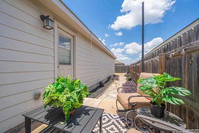 8411 Terlingua Cv, Converse, TX 78109 - fenced backyard with a patio