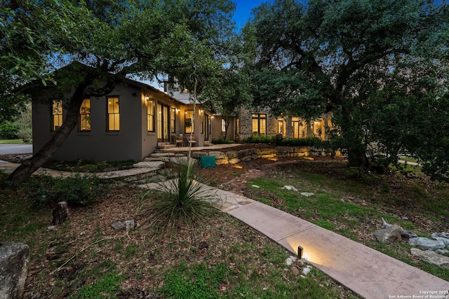 195 Desert Flower, Spring Branch, TX 78070 - view of front of home with stucco siding