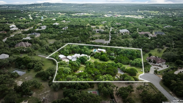195 Desert Flower, Spring Branch, TX 78070 - view of property location featuring property parcel outlined
